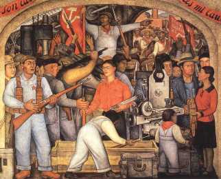 Mural Diego Rivera en la SEP